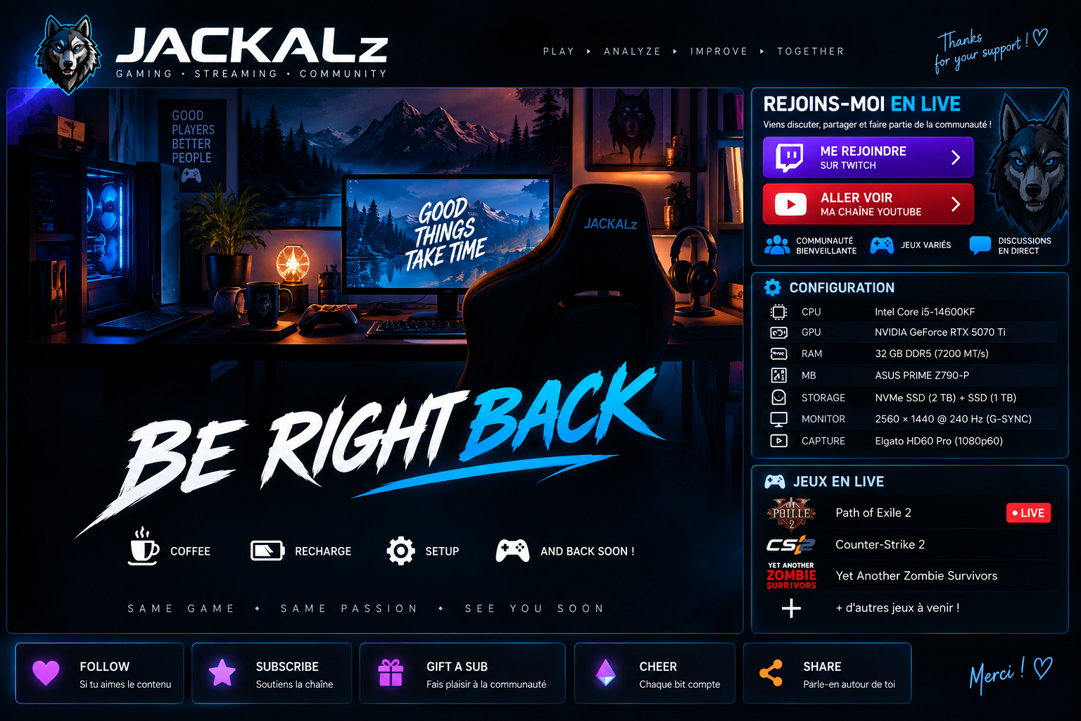 JACKALz Gaming / Streaming